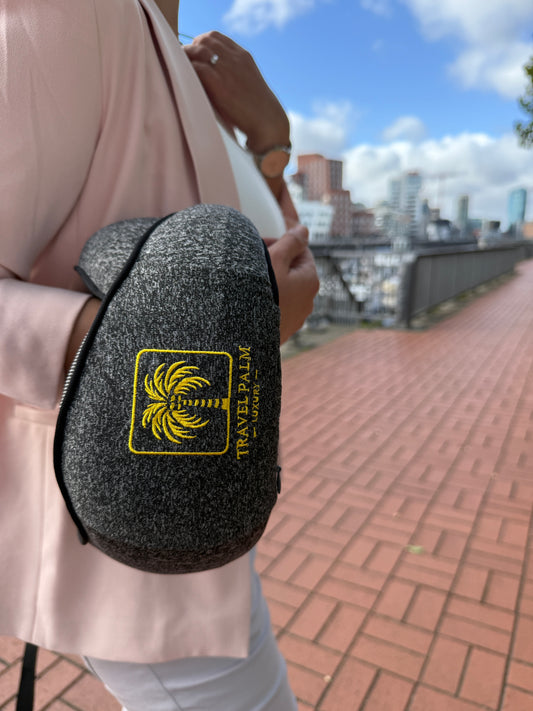 Nackenkissen Dienstreise Frauen elegant – Premium Reise-Nackenkissen