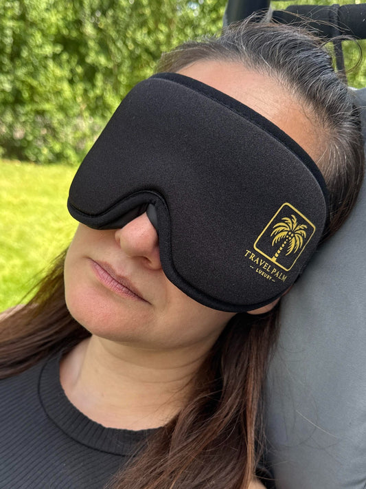 Schlafmaske Frauen elegant – Premium Reise-Schlafmaske