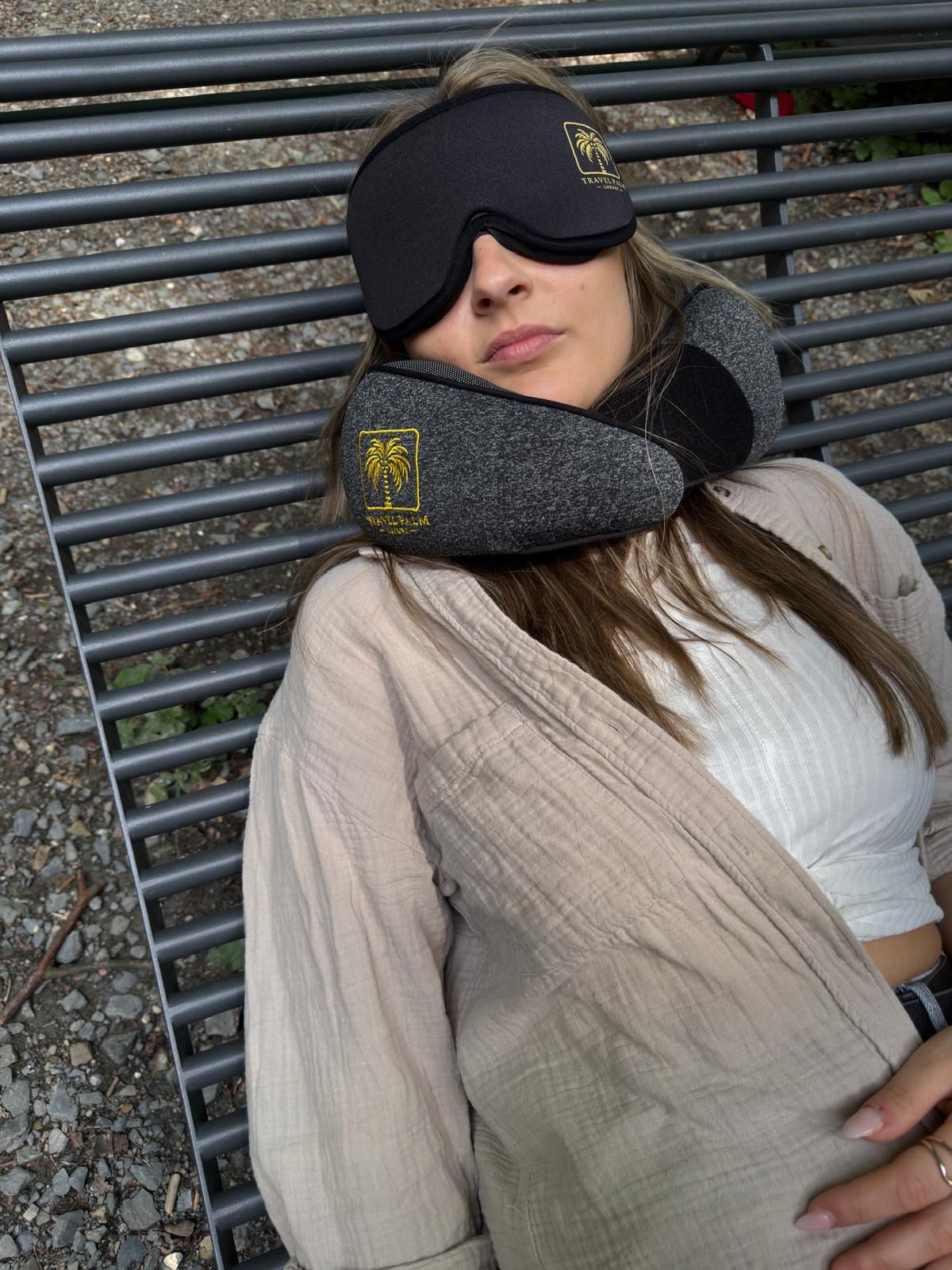 Schlafmaske entspanntes Schlafen – Travel Palm Luxury