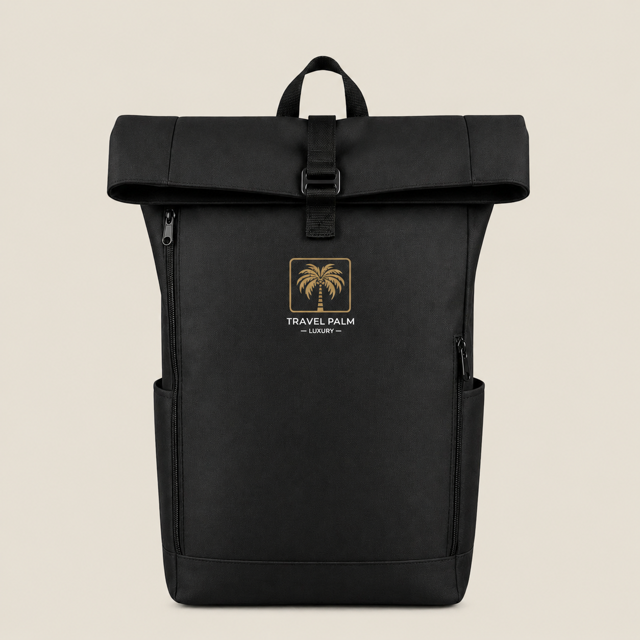 Rucksack Le Monaco Velvet Black Frontansicht